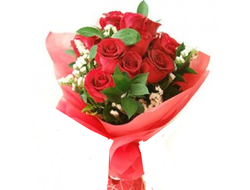 11 красных роз букет