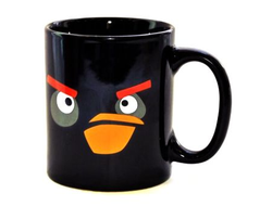 Кружка Angry Birds черная птичка