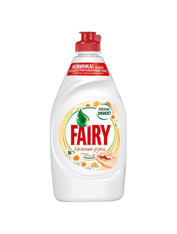 Средство для мытья посуды Fairy Нежные руки 450мл, ромашка/ витамин Е, гель