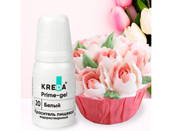 Краситель водорастворимый KREDA, Prime-gel 10 г, Белый