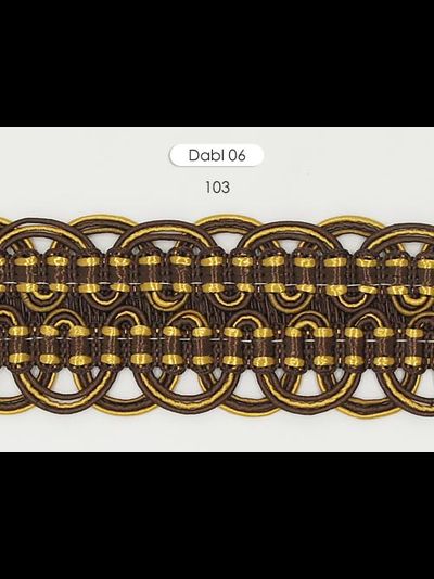 Dabl 06, серия Delicious Decor . Широкая отделочная тесьма