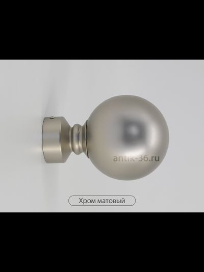 Шар Люкс, 25 мм. Для металлических карнизов