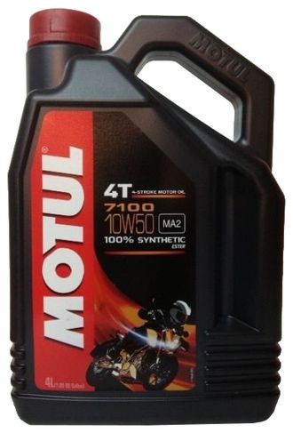 Масло моторное Motul 7100 4T 10W50 (Синтетика) — 4Л (104098)
