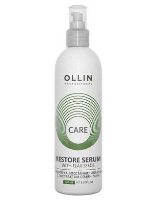 OLLIN PROFESSIONAL - Сыворотка восстанавливающая с экстрактом семян льна Ollin restore serum with flax seeds