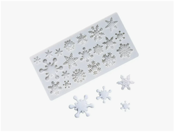 Молд силиконовый 11,5х7,5 см "Снег 2 "