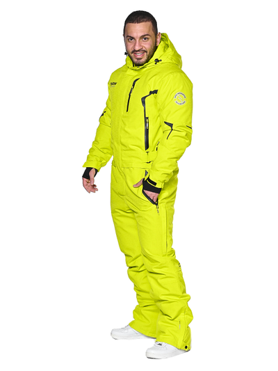 Мужской комбинезон  SNOW Headquarter  A-89001 ЛИМОННЫЙ