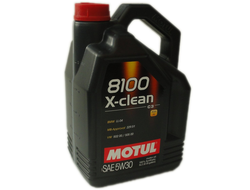 Масло моторное MOTUL 8100 X-Clean 5W-30 синтетическое 5 л.