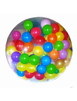 Шар-сюрприз, прозрачный, шарики в шаре (шс)
