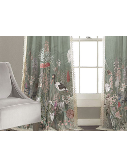 FA1025. Растения и птицы в винтажном стиле