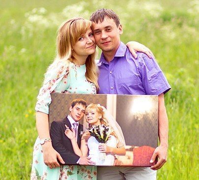 Холст с фото в подарок Холст с фото в подарок