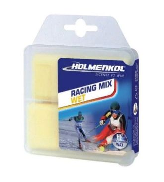 Парафин Holmenkol высокофтористый для мокрого снега RacingMix WET 0 -4°C 24950