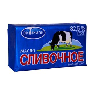 Масло слив. Ecomilk Ж  82,5%, 450 гр