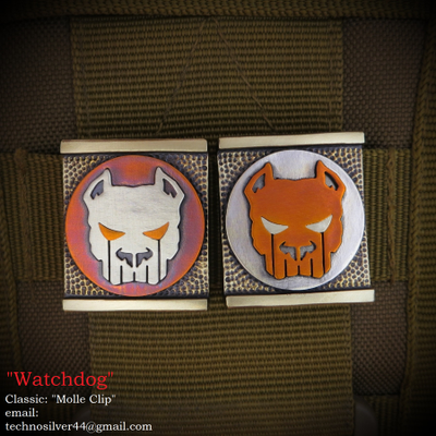 Тактическая "Клипса Molle" № 6 "Сторожевой пёс"