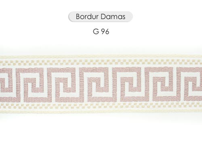 Арт. Damas Braid, серия Majestik. Жаккардовая лента с меандром