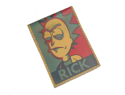Обложка на студенческий билет с принтом "Рик и Морти"