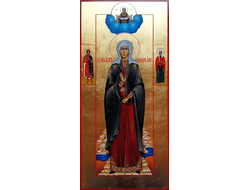 Александра Анкирская (Коринфская), святая мученица. Рукописная мерная икона.