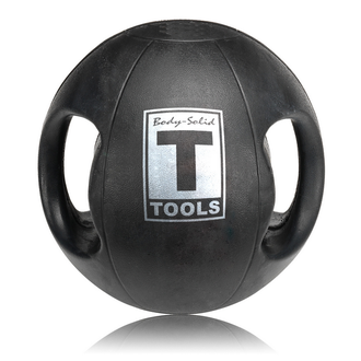 Тренировочный мяч с хватами 10LB / 4.5 кг черный BSTDMB10