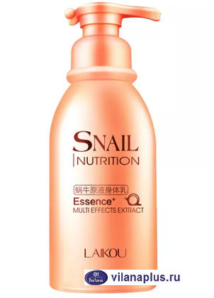 LAIKOU Молочко для тела с Экстрактом Улитки Snail Nutrition Essence Body Lotion, 250 мл. 081140