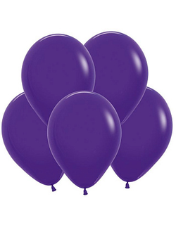 Воздушный шар с гелием "Фиолетовый пастель" 30 см