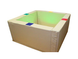 Сухой бассейн интерактивный с кнопками-переключателями 150х150х66 см.