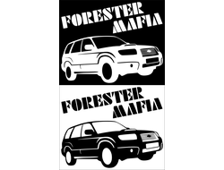 Наклейка Forester mafia