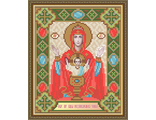 Неупиваемая Чаша Образ Пресвятой Богородицы AT-5014 (алмазная мозаика) mi