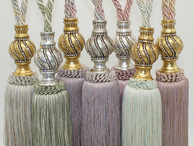 Арт. 2014-6 NEW. Средняя кисть со стразами, 86 см