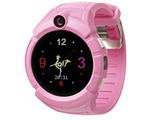 Детские часы Smart Baby Watch с GPS Q360 I8 - розовые