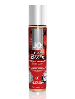Смазка с ароматом клубники JO Flavored Strawberry Kiss - 30 мл. Производитель: System JO, США