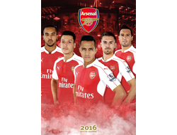 Arsenal Official Календарь 2016 ИНОСТРАННЫЕ ПЕРЕКИДНЫЕ КАЛЕНДАРИ 2016, Arsenal Official CALENDAR 201