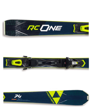 Горные лыжи FISCHER RC ONE 74 AR с креплениями RS10 PR P09619