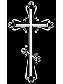 ГРАВИРОВКА  КРЕСТ размер до 15х20