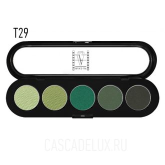 Т29 Тени Make-up Atelier Paris палитра 5 цв. весенние тона