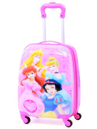 Детский чемодан на 4 колесах Принцессы Дисней / Disney Princess (Четыре 4 принцессы)
