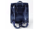 Кожаный женский рюкзак-трансформер Belts синий