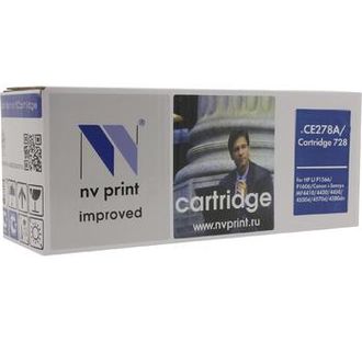 Картридж HP CE278A/Cartridge 728 для LJ Р1566/Р1606W/M1536dnf MFP/Canon MF4580dn/4570dn/4550dn/4450/4430/4410 (NV-Print)