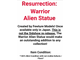 Warrior Alien from ALIEN : Resurrection pre-painted cold cast porcelain 1/6 scale statue of FEWTURE MODELS .