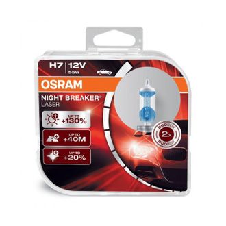 Лампа OSRAM Н7 12V 55W NIGHT BREAKER LASER 2 шт. в пласт.кор.