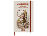 Еженедельник 2023 Moleskine LE ALICE IN WONDERLAND Large белый/красный