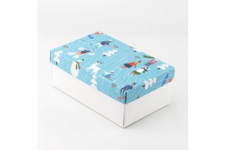 Коробка подарочная ВЫСОКАЯ 2П-В 7 см БЕЗ ОКНА (18*11* выс 7 см), Зимний каток