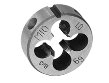 Плашка ВИЗ круглая для метрической резьбы, класс точности 6g, сталь 9ХС, ГОСТ 9740-71