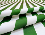 Ткань оксфорд 600D pu зелёная белая полоса
