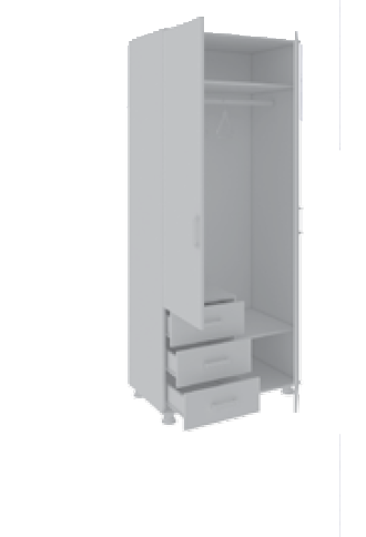 Шкаф для одежды "АЯКС" (модификация 2)