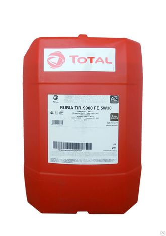 Масло моторное TOTAL Rubia TIR 9900 FE 5W30  синтетическое 20 л.