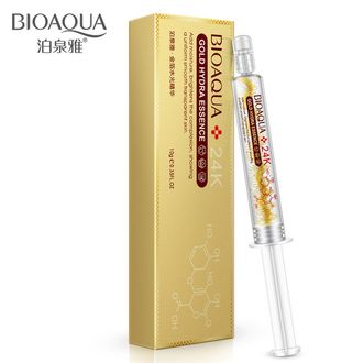 Сыворотка с частицами золота и гиалуроновой кислотой BIOAQUA Gold Hydra Essence, 10 мл. 705323