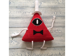 Мягкая игрушка Треугольник (красный)