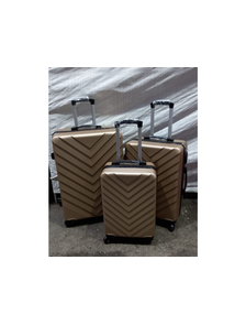 Комплект из 3х чемоданов ABS Olard Vertu S,M,L светло-коричневый