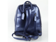 Кожаный женский рюкзак-трансформер Mod синий