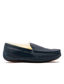 UGG Mens Ascot Leather Navy