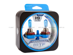 Комплект галогенных ламп H9 Vanadium 2шт.